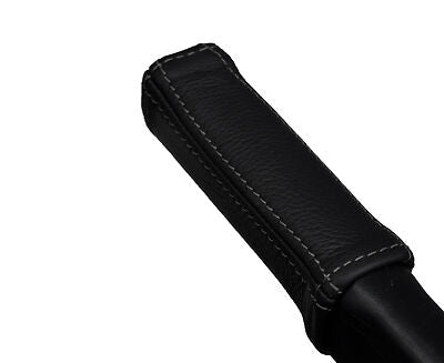 grey stitch FITS FORD ESCORT MK4 ORION 85-90 LEATHER HANDBRAKE HANDLE COVER