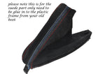 FITS BMW E90 E91 E92 E93 3 Series 2005-2013 SUEDE HANDBRAKE COVER TRI STITCH