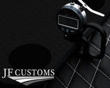 WHITE DIAMOND STITCH VINYL 4X TAILORED FLOOR CARPET FOR BMW MINI S R56 07-14 JF1