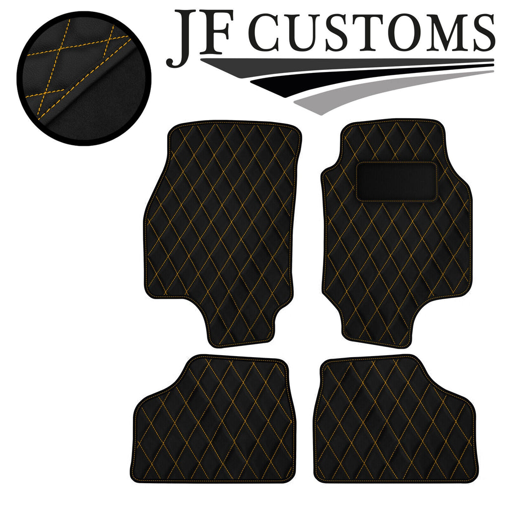 YELLOW DIAMOND VINYL 4XTAILORED FLOOR CARPET FOR VAUXHALL ASTRA G 98-04 JF1