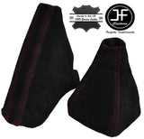RED STITCHING SUEDE GEAR & HANDBRAKE GAITER FITS AUDI 100 A6 C4 1991-1997