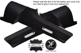 RED STITCH 2X B POST PILLAR LEATHER COVERS FITS VW VOLKSWAGEN CADDY MK3 05-15