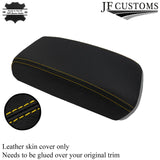 FITS VOLVO S70 V70 850 C70  ARM REST COVER YELLOW STITCH CUSTOM NEW MADE IN UK