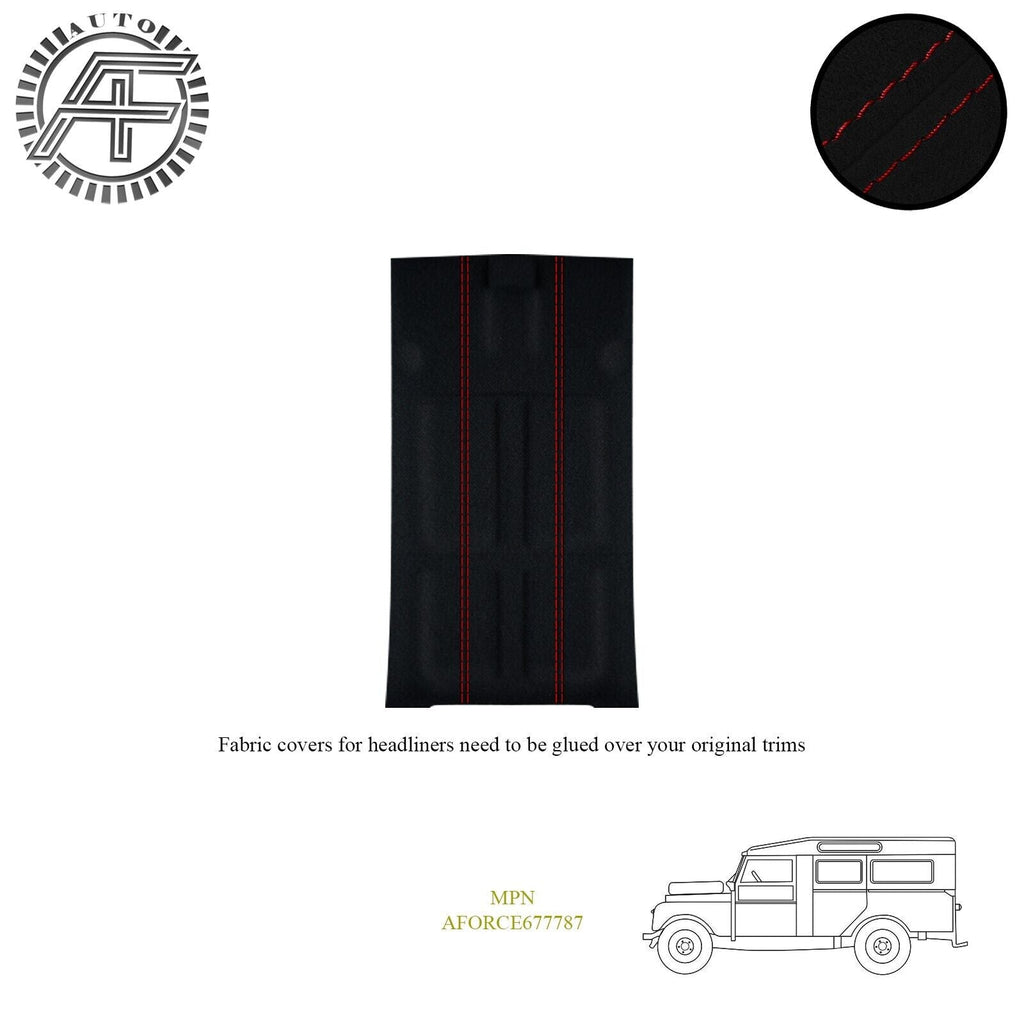 LUXE SUEDE HEADLINER COVER FOR LAND ROVER SERIES II, IIA,III 4 DOOR ESTATE 58-85