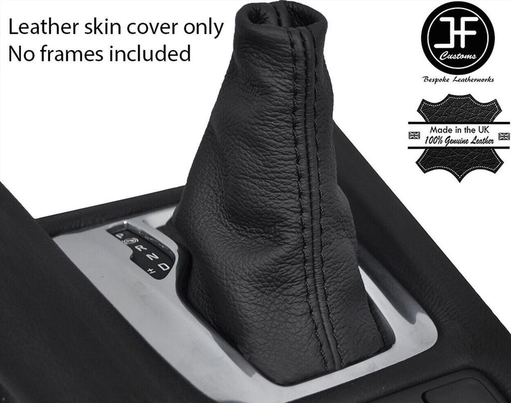 BLACK STITCH LEATHER AUTOMATIC GEAR GAITER FOR VAUXHALL ZAFIRA C TOURER 12-17