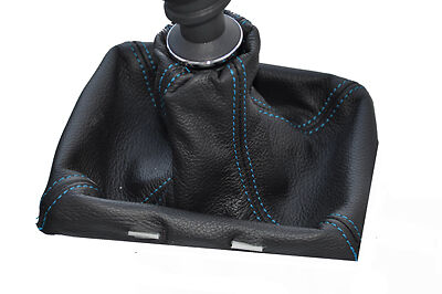 blue stitch FITS VAUXHALL OPEL VECTRA C 02-08 SIGNUM   LEATHER GEAR GAITER