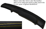 YELLOW STITCH DASH DASHBOARD LEATHER SKIN COVER FITS RENAULT CLIO MK1 1990-1998