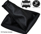 BLACK STITCH MANUAL LEATHER GEAR GAITER FITS VAUXHALL OPEL MERIVA MKI 2002-10