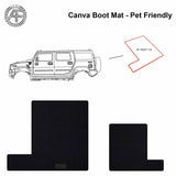 FOR HUMMER H2 2002-2009 DOG FRIENDLY TRUNK / BOOT CANVA MAT CAT/DOG CUSTOM NEW