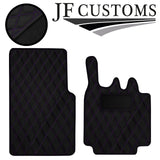 PURPLE DIAMOND VINYL 2X TAILORED FLOOR CARPETS FOR SMART FORTWO 450 03-07 JF1