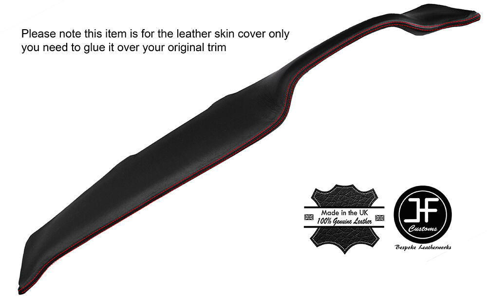 RED STITCH TOP DASH DASHBOARD LEATHER COVER FITS WOLSELEY 16/60 CUSTOM NEW