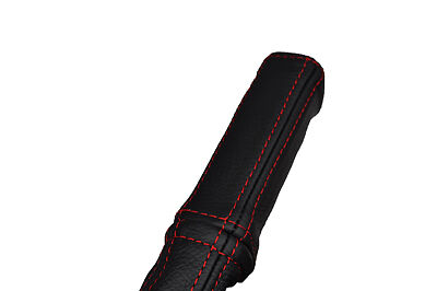 red stitch FITS TOYOTA LAND CRUISER 80  HANDBRAKE HANDLE LEATHER COVER ONLY