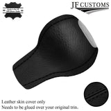FITS VW GLOF MK1 MK2 POLO MK2  SCIROCCO BLACK STITCH LEATHER KNOB COVER