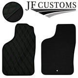 GREEN DIAMOND VINYL 4X TAILORED FLOOR CARPETS FOR SAAB 900 CONVERTIBLE 94-98