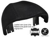 BLACK STITCH REAL LEATHER SPEEDO GAUGE HOOD COVER FITS LOTUS ELISE S2 2002-2007