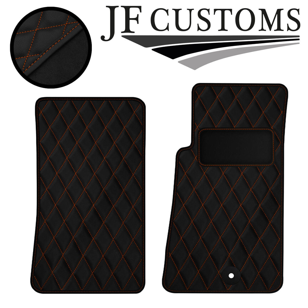 TAN DIAMOND VINYL 2X TAILORED FLOOR CARPETS FOR MAZDA MX5 MK2 98-05 JF1