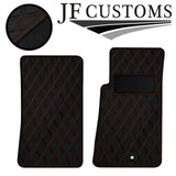 TAN DIAMOND VINYL 2X TAILORED FLOOR CARPETS FOR MAZDA MX5 MK2 98-05 JF1