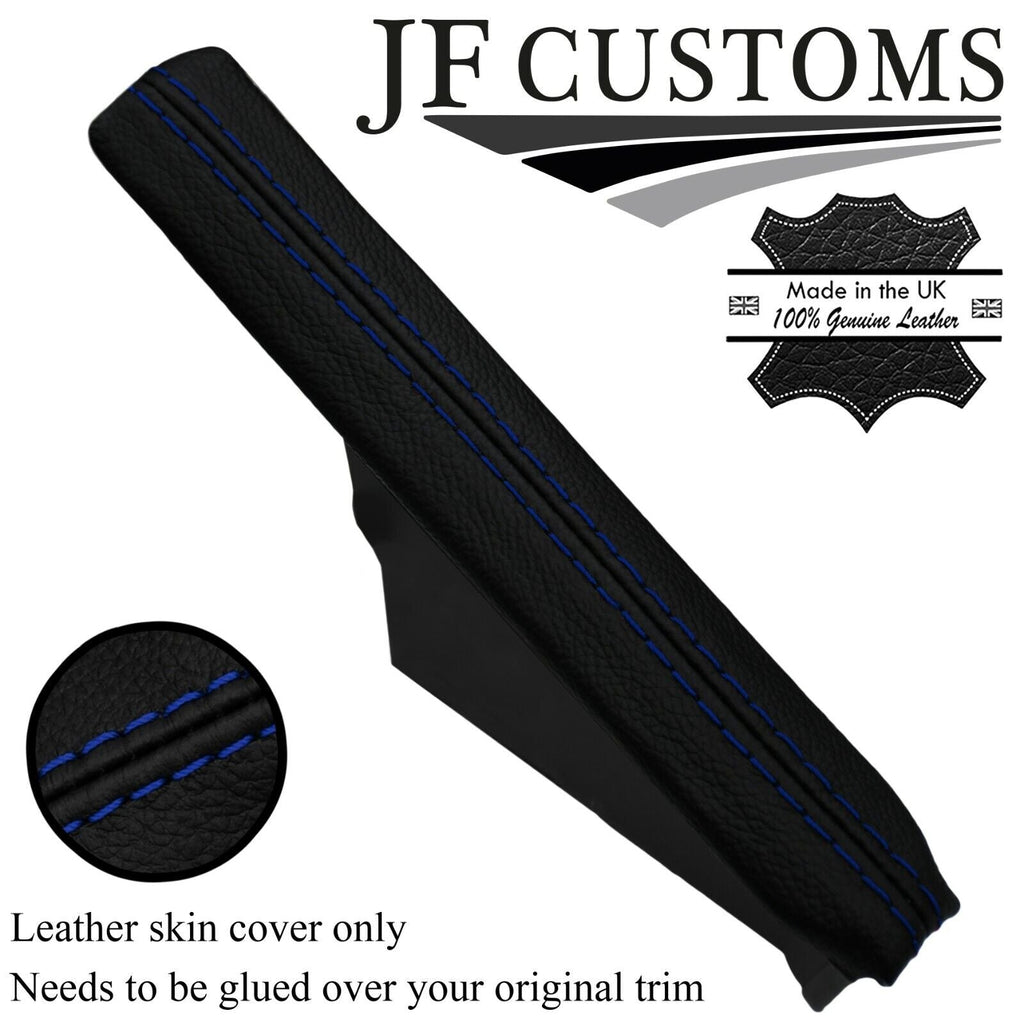BLUE STITCH LEATHER HANDBRAKE TRIM COVER FITS VW CORRADO G60 VR6 88-95