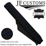 BLUE STITCH LEATHER HANDBRAKE TRIM COVER FITS VW CORRADO G60 VR6 88-95