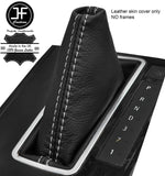 GREY STITCH AUTOMATIC REAL LEATHER GEAR GAITER FOR VAUXHALL ASTRA MK5 H 04-09