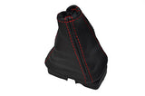 red stitch FITS PORSCHE 928 AUTOMATIC LEATHER GAITER FITS OVER RUBBER GAITER