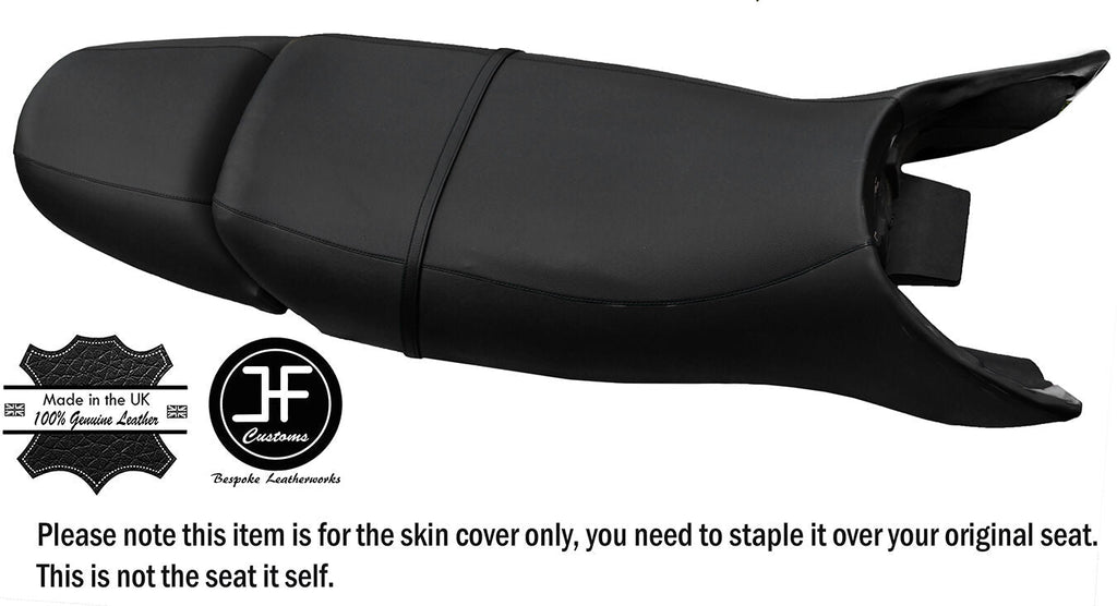 BLACK VINYL CUSTOM FITS POLARIS GENESIS 99-04 1200 REAR FRONT SEAT COVER