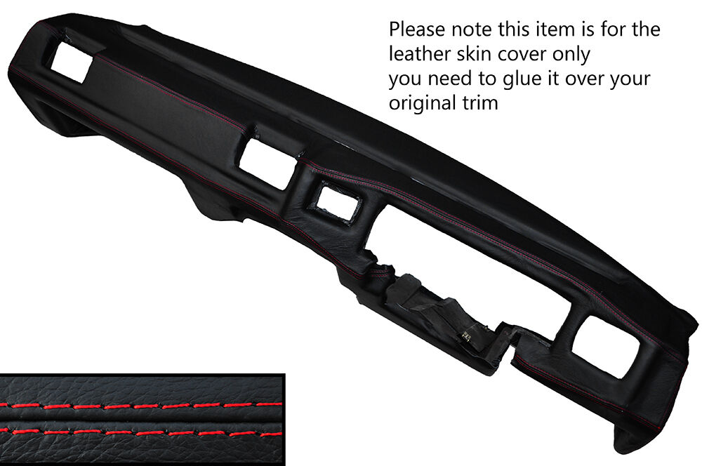 RED STITCHING DASH DASHBOARD LEATHER SKIN COVER FITS RENAULT ALPINE GTA V6