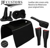 WHITE STITCH LEATHER COVERS FOR DEFENDER 90 83-06 FULL INTERIOR UPHOLSTERY KIT