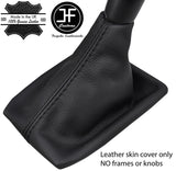 BLACK STITCH TOP GRAIN LEATHER MANUAL GEAR GAITER FITS PEUGEOT 508 2011-2017