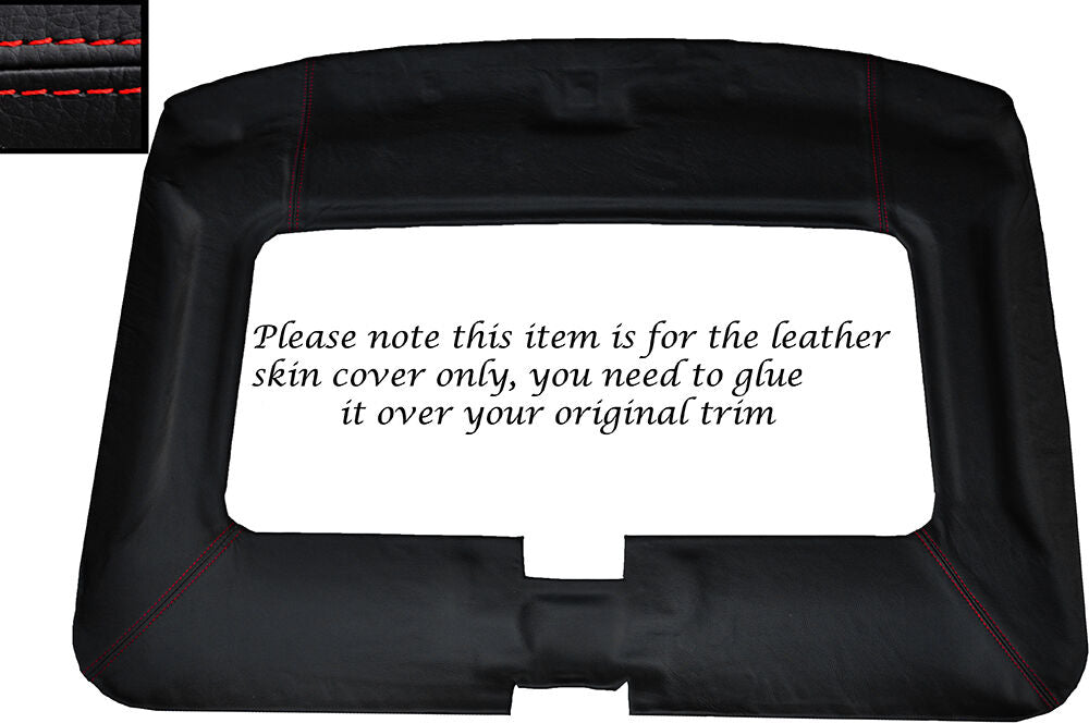 RED STITCH ROOF LINING HEADLINING SKIN COVER FITS TOYOTA MR2 MK1 84-90