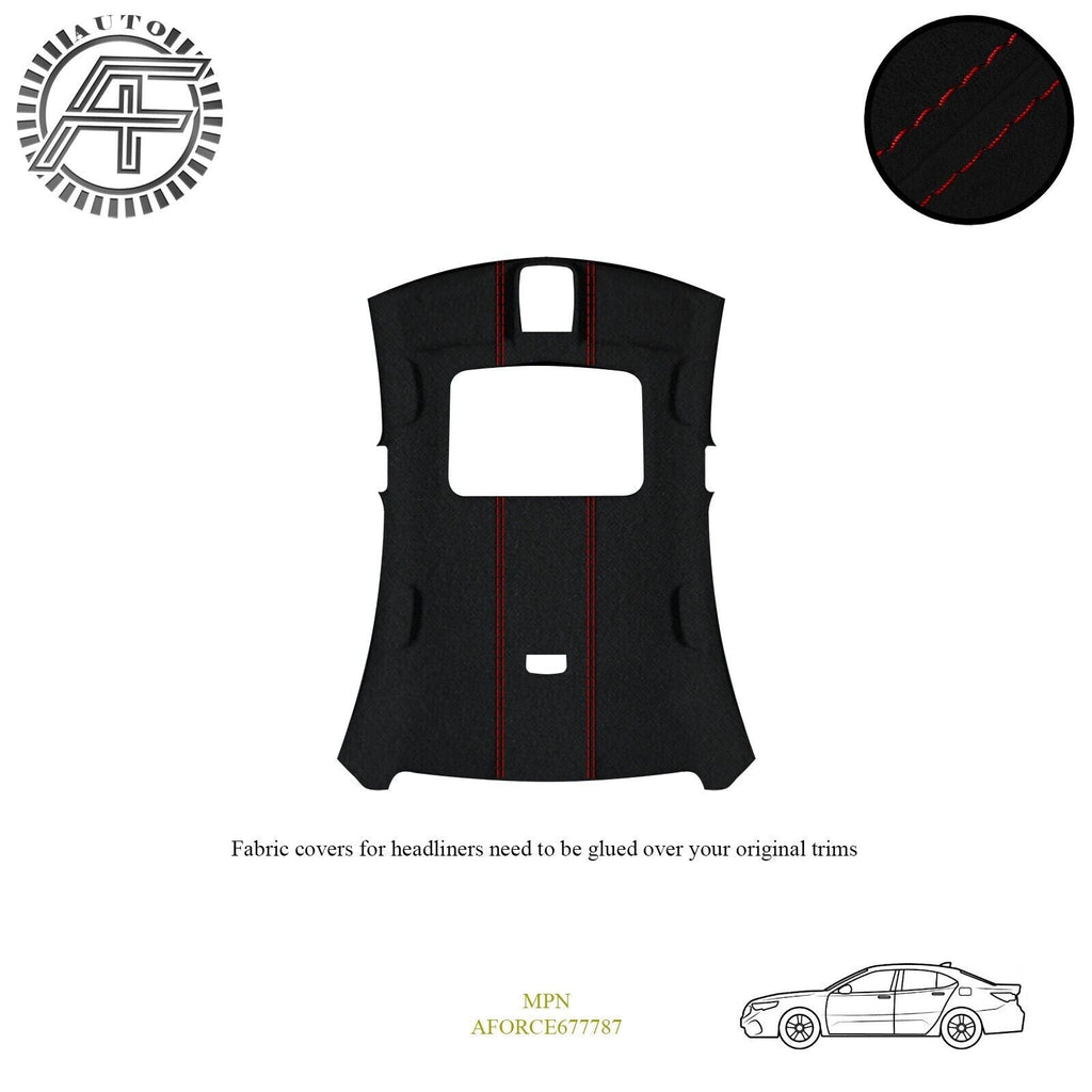 LUXE SUEDE HEADLINER COVER FITS ACURA TLX MK1 4-DOOR SEDAN + SUNROOF 2015+