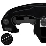 WHITE STITCH ITALIAN LEATHER DASH DASHBOARD COVER FITS ALFA ROMEO MITO 08-17
