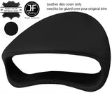 BLACK BLACK GAUGE SPEEDO HOOD 2 TONE LEATHER COVER FOR PEUGEOT 206 98-12