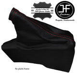 RED STITCH LEATHER HANDBRAKE GAITER FITS TOYOTA GT86 SUBARU BRZ 2012-2016