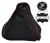 RED DOUBLE STITCH FOR VAUXHALL MONARO 2004-2006 AUTO AUTOMATIC GEAR BOOT