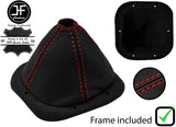 RED STITCH LEATHER GEAR+PLASTIC FRAME FITS MORRIS MINOR 1000 TRAVELLER 55-71