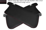 RED STITCH 2X SUN VISORS LEATHER COVERS FITS HONDA INTEGRA TYPE R DC2 93-01