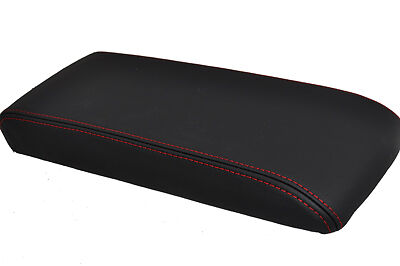 red stitch FITS RENAULT MEGANE  08+ LEATHER ARMREST COVER CUSTOM NEW MADE IN UK