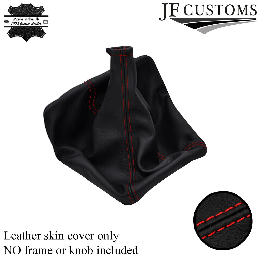 red stitch FITS HUMMER H3 05-11 MANUAL LEATHER SHIFT BOOT CUSTOM NEW MADE IN UK