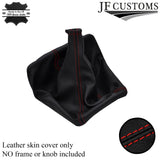 red stitch FITS HUMMER H3 05-11 MANUAL LEATHER SHIFT BOOT CUSTOM NEW MADE IN UK