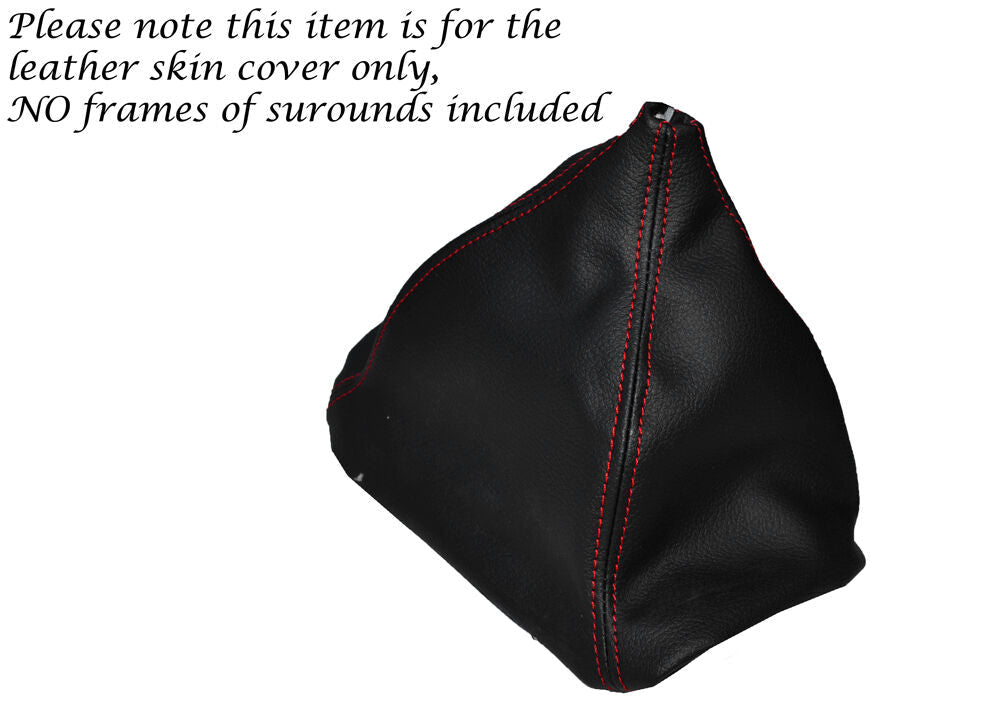 RED STITCH LEATHER GAITER RUBBER REPLACEMENT FITS AUSTIN A30 A35 CUSTOM NEW