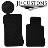 BLACK DIAMOND VINYL 4XTAILORED FLOOR CARPETS FOR MERCEDES E CLASS W210 96-02 JF1