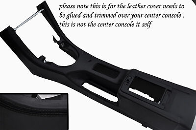 black stitch FITS MG MGF MG TF MGTF 95-05 CENTER CONSOLE LEATHER SKIN COVER ONLY
