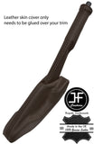 BROWN REAL LEATHER HANDBRAKE+TRIM COVERS FOR VW GOLF MK1 JETTA CADDY SCIROCCO