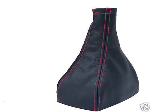 RED STITCHING FITS FIAT PUNTO MK2 2000-2005 LEATHER GEAR  GAITER CUSTOM NEW