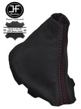 RED STITCH MANUAL LEATHER GEAR STICK GAITER FITS HYUNDAI I30 2012-2015