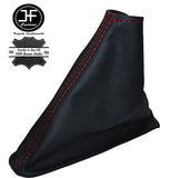 RED STITCH REAL LEATHER HANDBRAKE GAITER FOR TOYOTA COROLLA E15 E150 2007-13
