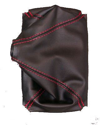 FITS HONDA PRELUDE 92-96 GEAR LEATHER BOOT RED STTICHING NEW CUSTOM NEW
