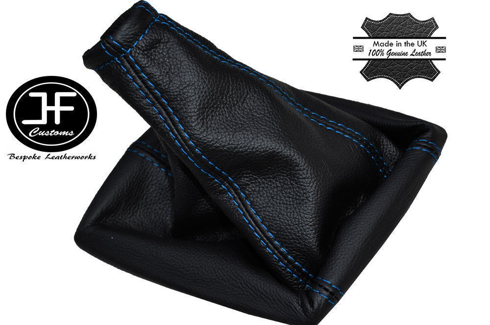 BLUE STITCH MANUAL LEATHER GEAR GAITER FOR VW VOLKSWAGEN CRAFTER LT3 2006-2015