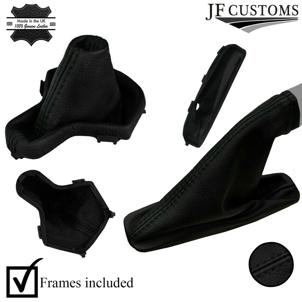 BLACK STITCH GEAR+HANDBRAKE+PLASTIC FRAMES FOR FREELANDER LR2 AUTOMATIC